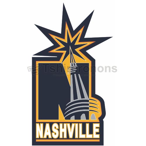 Nashville Predators T-shirts Iron On Transfers N214 - Click Image to Close